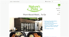 Desktop Screenshot of naturesplate.biz