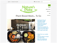 Tablet Screenshot of naturesplate.biz